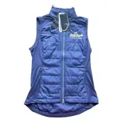 NWT Zero Restriction Tess Vest Primaloft Full Zip Navy Blue Small S Women $168