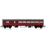 Hornby Br, Collett 57' Bow Ended D98 Six Compartment Brake Third (Right Hand), W