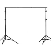 2X3M Green Screen Black White Background Stand KIT