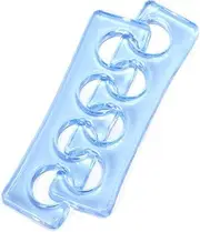 Toe Separators Flexible Soft Silicone Finger Toe Spacers for Nail Polish Pedicure Tools (Blue)