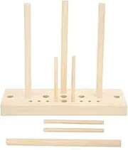 Wooden Ribbon Bow Maker, Multi Size Bow Making Kit, Handmade Kit with Wooden Board Sticks for Decoration
