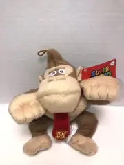 Donkey Kong 8” Plush Super Mario Good Stuff 2022 NWT Nintendo Toy New w Tag