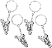 [FRCOLOR] 4Pcs Roller Skate Keychain Pendant Durable Backpack Charm for Bag Decoration Keyring Accessory Unique present for Skating Lovers