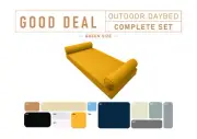 STYLE5 QUEEN SIZE Daybed Mattress Pillow Cushion Inserts and Covers COMPLETE SET