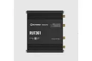 Teltonika RUT361 Industrial Cellular Router, Compact and Powerful Industrial 4G LTE Cat 6 Router/Firewall, Rugged Aluminium Housing, PSU included