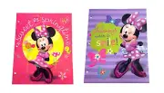 Disney Minnie Mouse Folder 2 Pack ~ Always Wear a Smile, Sweet as Springtime