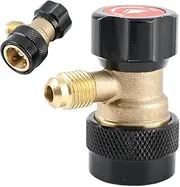 Quick Connect - Car Fine-Tuning Conversion Fitting,Multifunctional 360 Degree Rotational Quick Coupler for Vehicle Air Conditioning Refrigerant