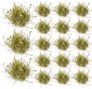 TEHAUX 1 Box Model Grass Tufts Model Kit Resin Static Scenery Model Fake Moss Grass for Miniature Bases Train Landscape Railway Diorama Supplies