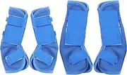Pack of 4 Horse Gaiters, Breathable Fine Mesh Fly Gaiters for Horses, with Protection and Support Functions