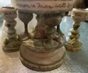 Enesco Karen Hahn Foundations Unity Candle Wedding Set 2002 NIB