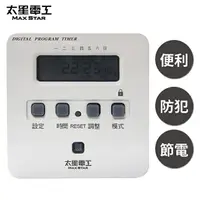 在飛比找樂天市場購物網優惠-【太星電工】省電家族袖珍型數位式定時器(2P) OTM304