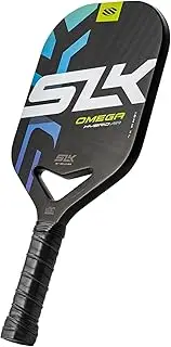 Selkirk SLK Omega XL Carbon Pickleball Paddle | Dual Carbon & Fiberglass Face with a Rev-Cor+ Polymer Core | Performance and Technology United with Comfort, Balance, and affordability | XL Blue
