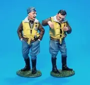 John Jenkins - World War II German Josef Pips Priller and Wingman ACE-201P WWII