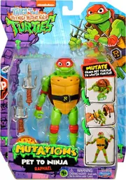 Tales of Teenage Mutant Ninja Turtles: Mutations Deluxe 5.5inch Raphael Pet to Ninja Figure