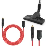 12V 24V Car Cigarette Lighter Socket Extension Cable Male Plug to Female Socket