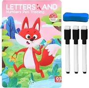 Uoqpty Pen Control Card Game,Reusable Pen Control Training Cards | Writing Learning Book Interactive Handwriting Practice for Preschoolers Boys Girls Students