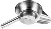 Restaurant Frying Scoop, Stainless Steel Chip Scoop - Stainless Steel Popcorn Scoop | Kitchen Scooper for Dessert Snacks Ice Dry Goods Popcorn Candy