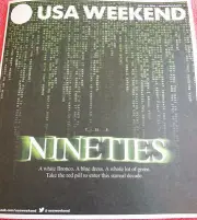 USA WEEKEND JULY 2014 NINETIES LAST GREAT DECADE SPORTS TV MUST SEE MATRIX