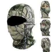 Camo Tree Full Face Mask Sun Shield Neck Gaiter Balaclava Windproof Hunting Hood