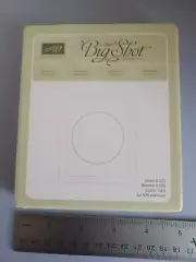 Stampin Up 3" Circle Originals Big Shot Sizzix
