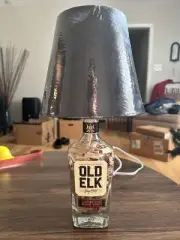 Bourbon Empty Bottle Lamp- Old Elk. Buffalo Trace. Pappy Van Winkle.