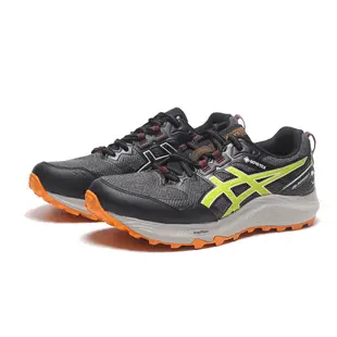 ASICS 慢跑鞋 GEL-SONOMA 7 黑綠橘 GTX 全防水 越野鞋 男 1011B593020