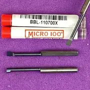 MICRO 100 BBL - 110700X Carbide Boring Bar; 1/8" Shank AlTiN Machinist
