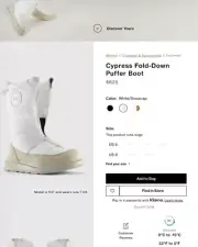 CANADA GOOSE CYPRESS FOLD-DOWN PUFFER BOOT