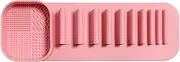 Brush Drying Holder Rack | Soft Silicone Wall Cosmetic Tools Drying Storage | Multi-Purpose Convenient Paint Brush Bathroom Travel Storage for Daughter Mom Wife