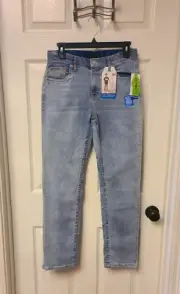 Levi's 502 JEANS Boys Size 16 Regular Taper Stretch NEW 28x30 Adjustbl Waist NWT