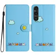 For Sony Xperia 1 V, Luxury Girls Fashion Flip Leather Wallet Card Case Cover