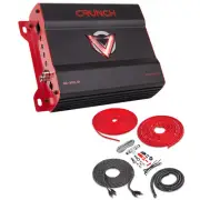 Crunch DR-2125.1D Class D V-Drive Monoblock Subwoofer Amplifier with Amp Kit