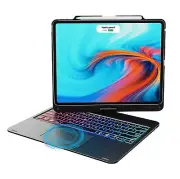 Keyboard Case with Touchpad Backlight Pencil Holder for iPad Pro 12.9" 6 5 4 Gen