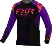 FXR Helium 2025 Motocross Jersey, black-purple, Size XL for Men Black Purple