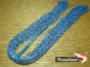 GRIZZLY BUG LEGS BLUE - NEW BARRED RUBBER LEG FLY TYING MATERIAL TROUTLORE
