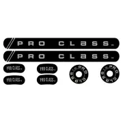 Mongoose - 1982-86 Pro Class crank, brakes decal kit Decal set - Old school bmx