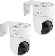 2Pack Adhesive Metal Wall Mount Compatible with Eufy Security Solo Indoor Cam E220 & P24, No Drilling VHB Stick On or Screw Install, Two Ways Install Camera Mounting Bracket Get The Best View