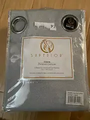 Superior Premium Black Out Curtains 52” X 96” Marshmellow Color