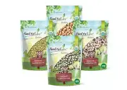 Organic Pulses Bundle, 4 x 5 lb Packs – Non-GMO Dried Legumes, Raw, Kosher, Bulk