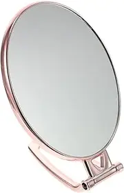 DRESSOOS Handheld Makeup Mirror Double Sided 3X Magnification Portable Vanity Mirror for Skincare Travel Use