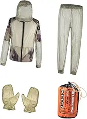 1 Set Mosquito Clothing Bee Suit Beekeeping Wear Bee Keepers Suit Insects Net Gloves No See Um Bee Gloves Adult Mosquito Suit Beekeeping Clothes with Cap Suits Fishing Mesh Camping