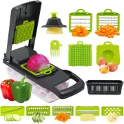 Vegetable Chopper, Onion Chopper, Mandolin Slicer,Pro 10 in 1Professional Food C
