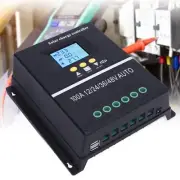 MPPT Solar Controller 100A 12V 24V 36V 48V LCD Solar Panel Regulator