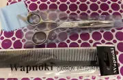Professional Barber Size 6.5" Hair Cutting Scissors With Comb Shipping