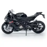 1:12 BMW S1000RR Motorcycle Model Diecast Toy Vehicle for Boys Kids Gifts Black