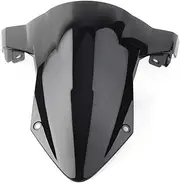 Motorcycle Wind Wing For BMW S1000RR S 1000RR S 1000 RR 2019-2023 Motorcycle Double Bubble Windshield Deflector Protector Wind Screen Motorcycle Winglets(Black)