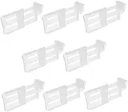 KICHOUSE Smart Fridge Divider 8pcs Expandable Fridge Shelves No-Tool Installation for Refrigerator