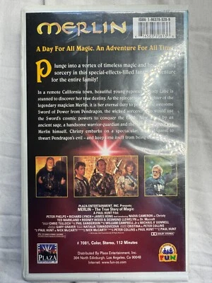 Merlin (VHS, 1994) Peter Phelps - Brand New Sealed - Clamshell Case