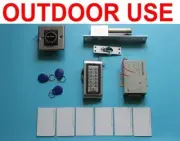 Waterproof RFID Card+ Password Door Access Control+ Door Drop Bolt Lock Outdoor