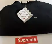 SUPREME/WINDSTOPPER ZIP UP HOODED SWEATSHIRT BLACK FW22 WEEK 18) SIZE MEDIUM NEW